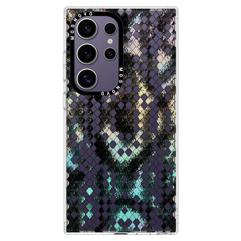 Rainbow Snake Print Phone Case - Samsung Galaxy S24 Ultra Case - MOSNOVO