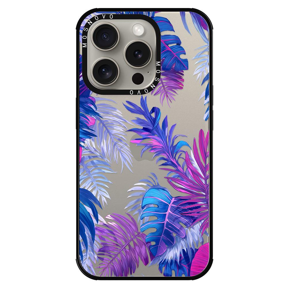 Fancy Palm Leaves Phone Case - iPhone 15 Pro Case - MOSNOVO