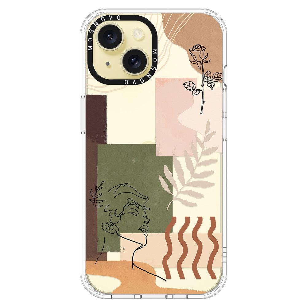 Modern Art Phone Case - iPhone 15 Plus Case - MOSNOVO