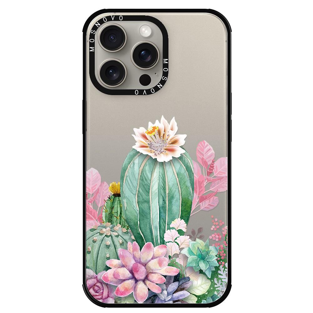 Cactaceae Phone Case - iPhone 15 Pro Max Case - MOSNOVO