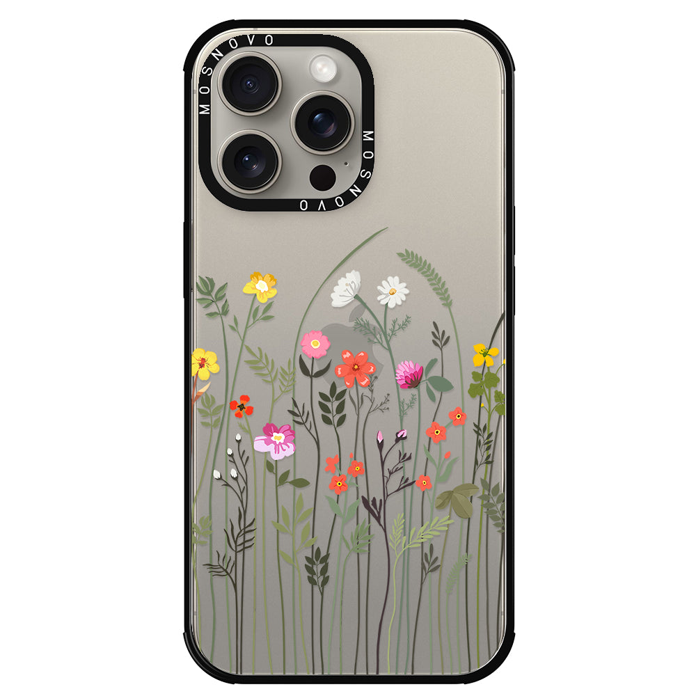 Spring Wildflower Phone Case - iPhone 15 Pro Max Case - MOSNOVO