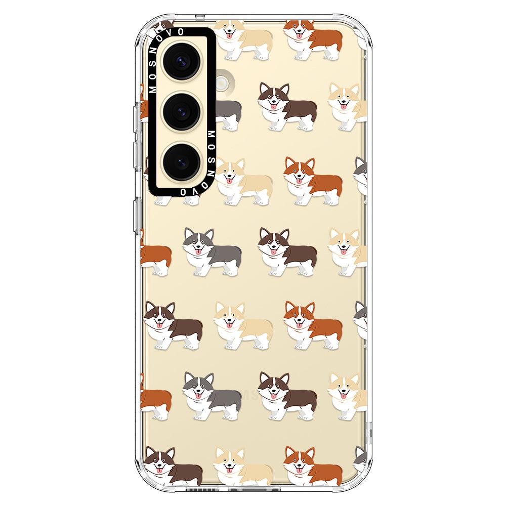 Adorable Corgi Phone Case - Samsung Galaxy S24 Plus Case - MOSNOVO