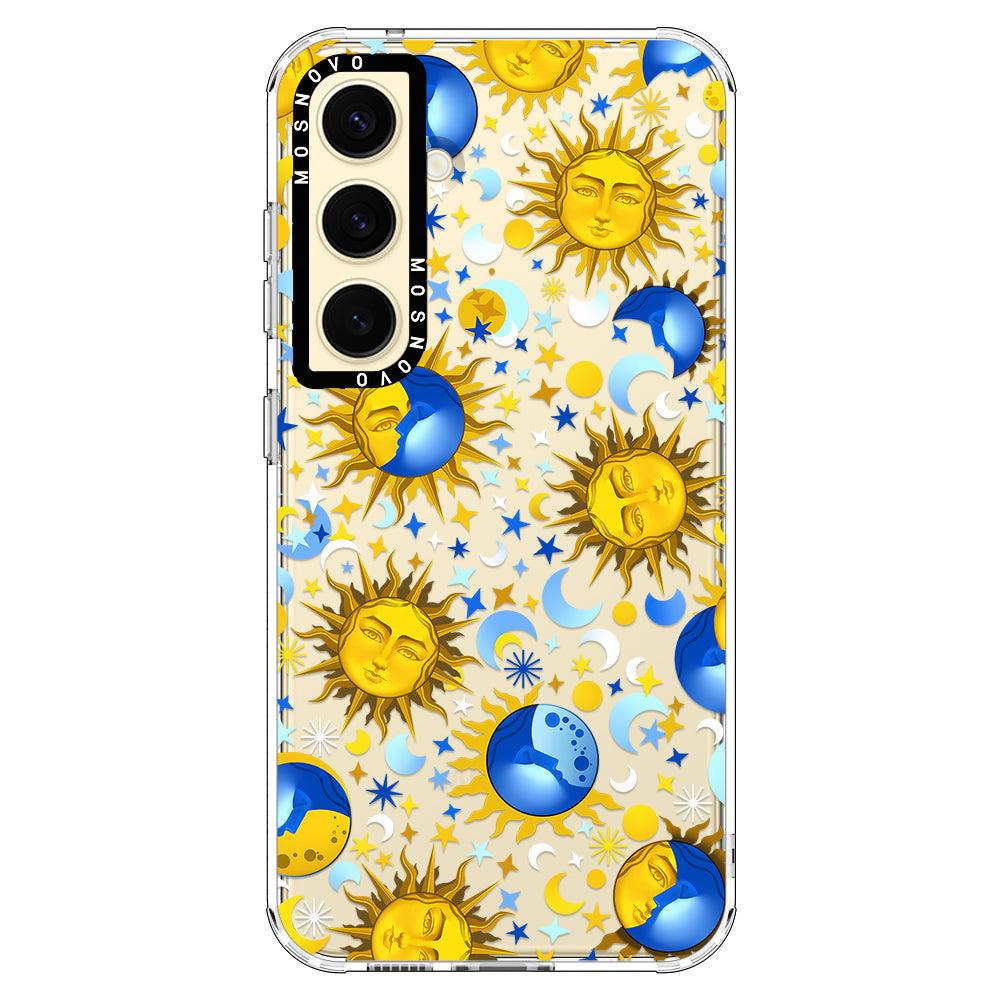 Celestial Sun Moon Phone Case - Samsung Galaxy S24 Plus Case - MOSNOVO