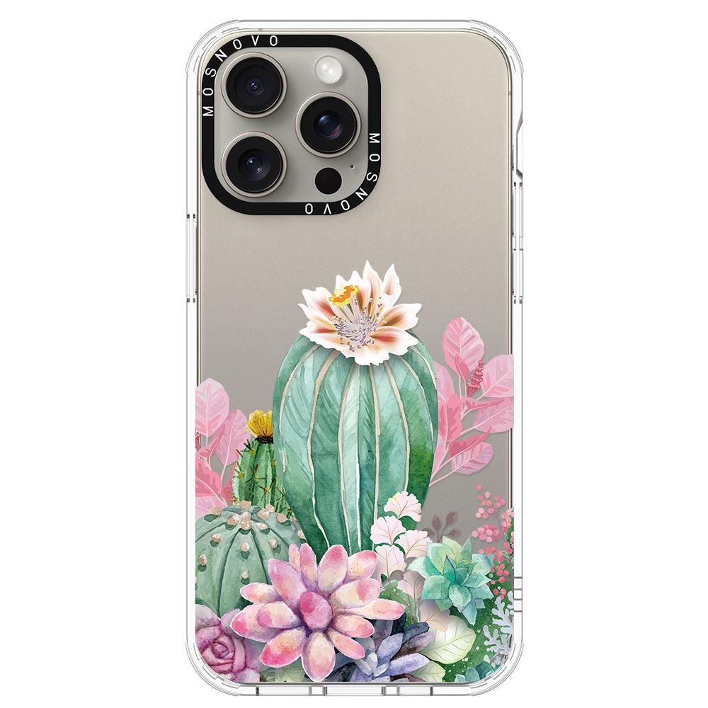 Cactaceae Phone Case - iPhone 15 Pro Max Case - MOSNOVO