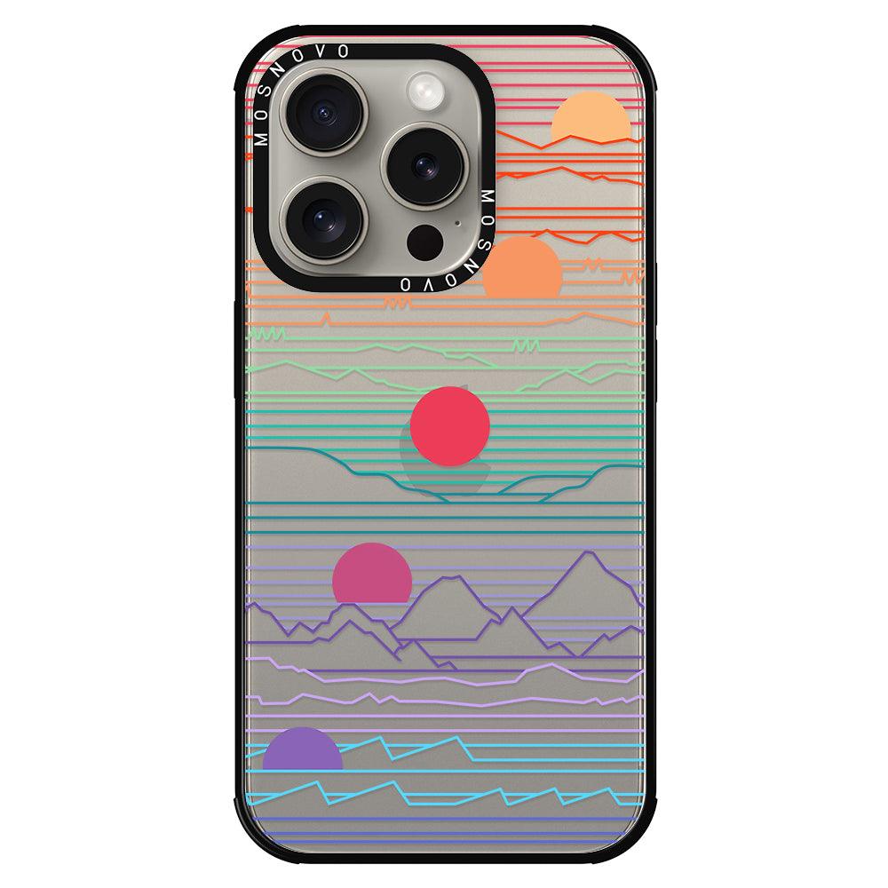 Sunset Phone Case - iPhone 15 Pro Case - MOSNOVO