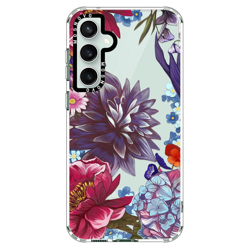 Lilac Floral Phone Case - Samsung Galaxy S23 FE Case