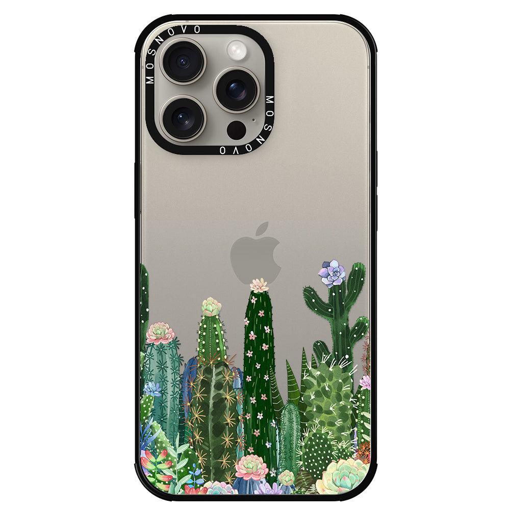 Desert Cactus Phone Case - iPhone 15 Pro Max Case - MOSNOVO