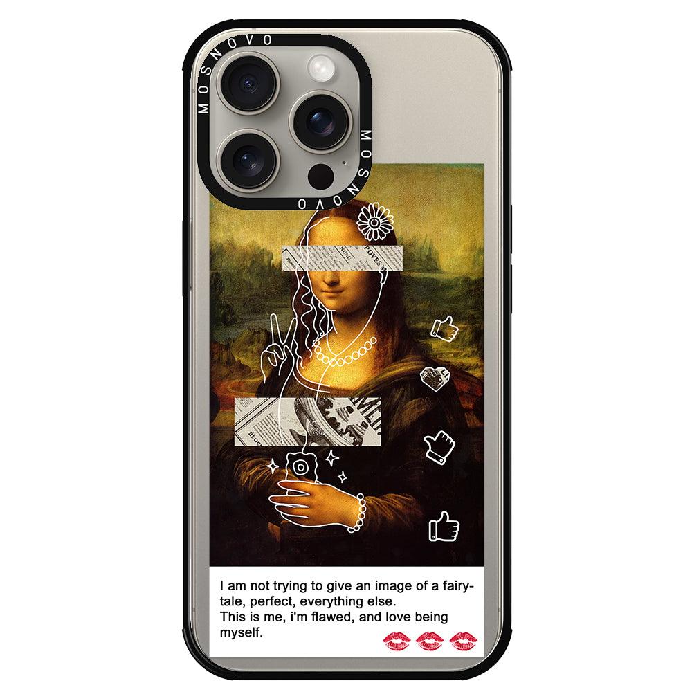 Selfie Artwork Phone Case - iPhone 15 Pro Max Case - MOSNOVO