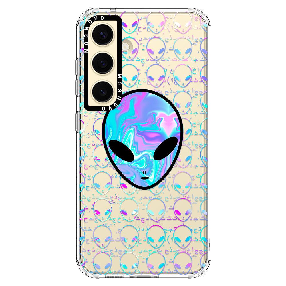 Space Alien Phone Case - Samsung Galaxy S24 Plus Case - MOSNOVO