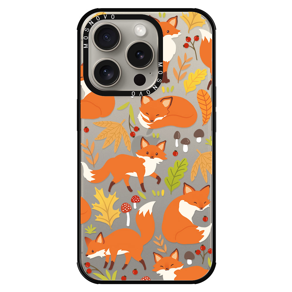 Autumn Fox Phone Case - iPhone 15 Pro Case - MOSNOVO