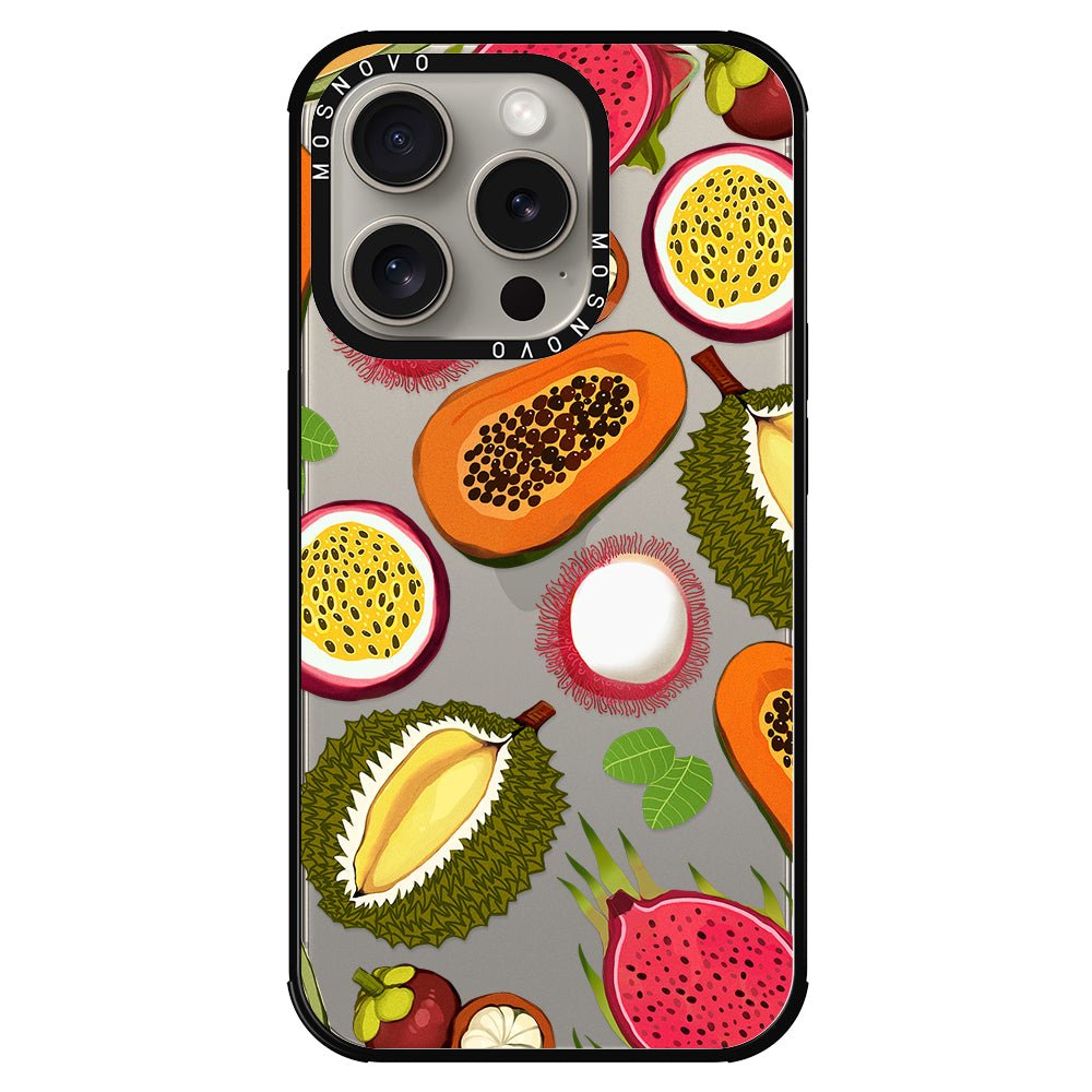 Tropical Fruit Phone Case - iPhone 15 Pro Case - MOSNOVO