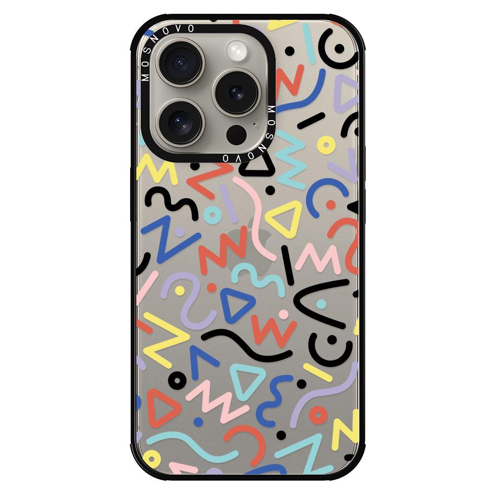 Doodle Art Phone Case - iPhone 15 Pro Case - MOSNOVO