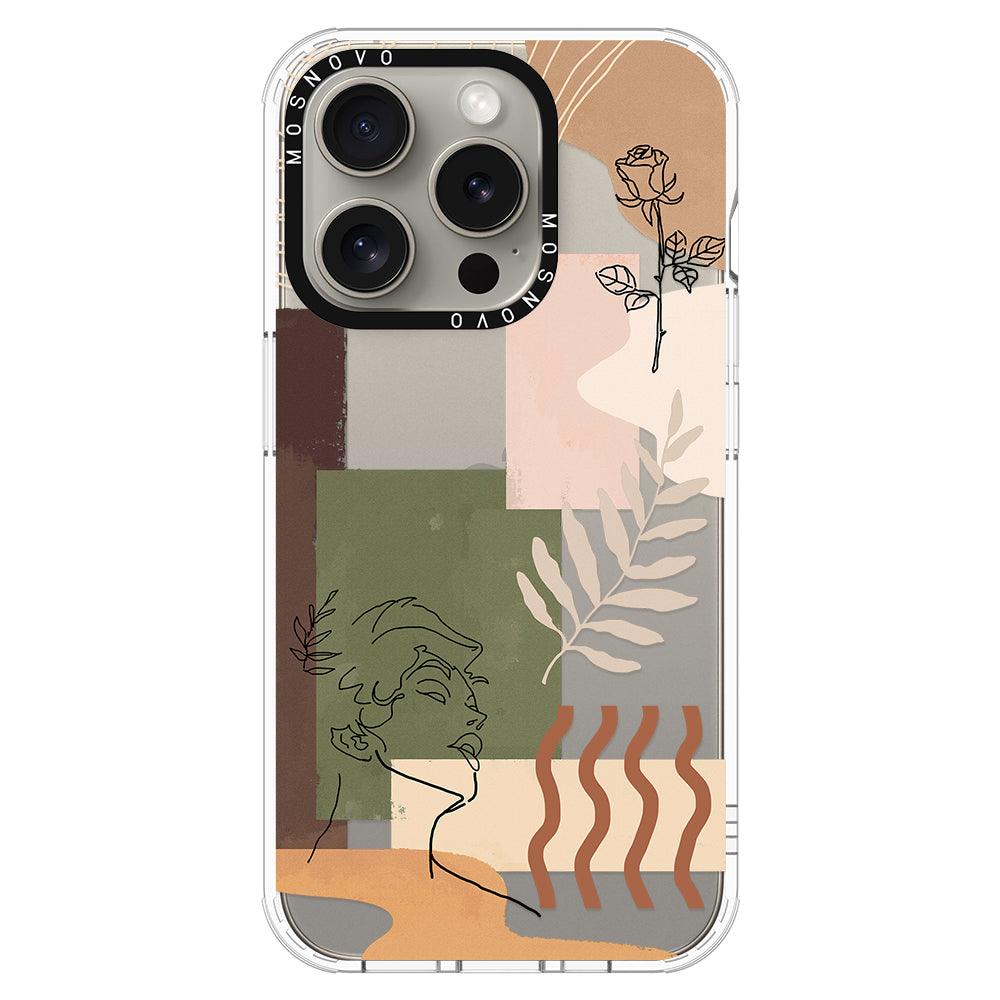 Modern Art Phone Case - iPhone 15 Pro Case - MOSNOVO