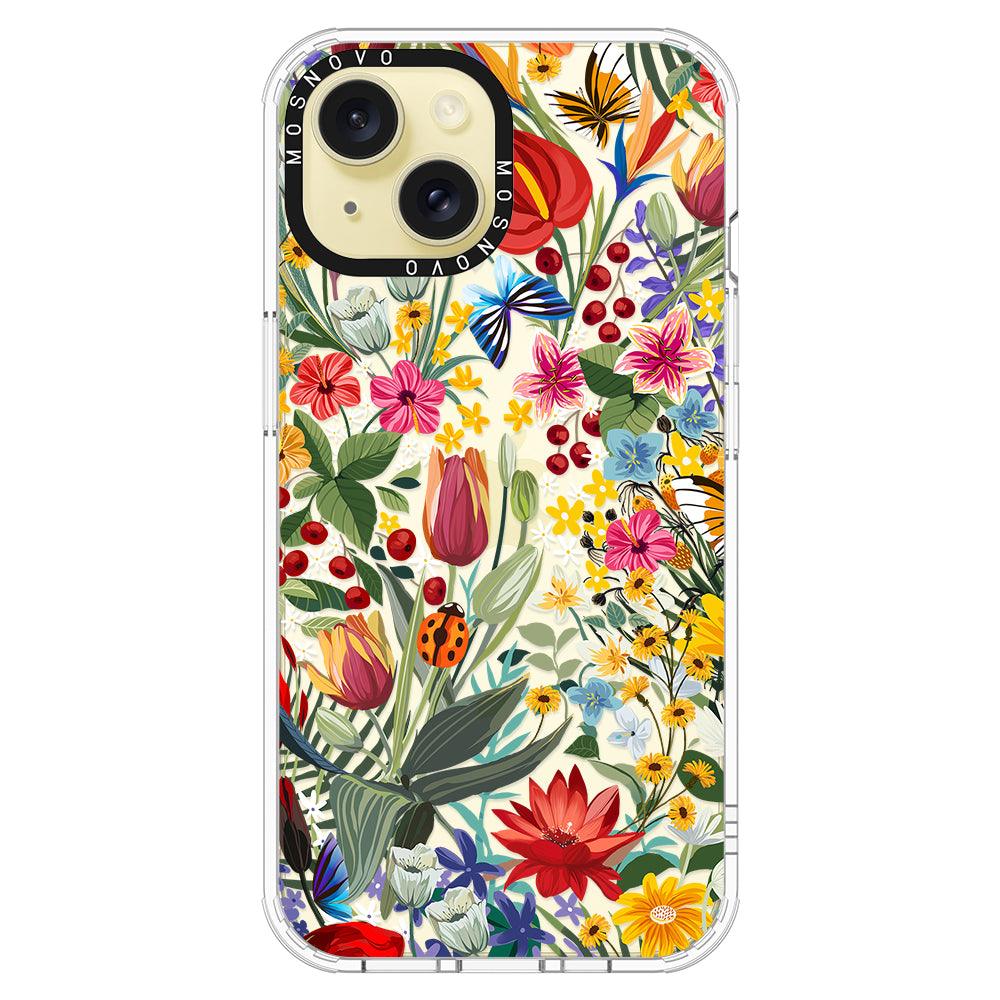 In The Garden Phone Case - iPhone 15 Plus Case - MOSNOVO