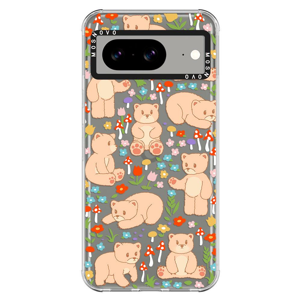 Cute Bear Phone Case - Google Pixel 8 Case - MOSNOVO