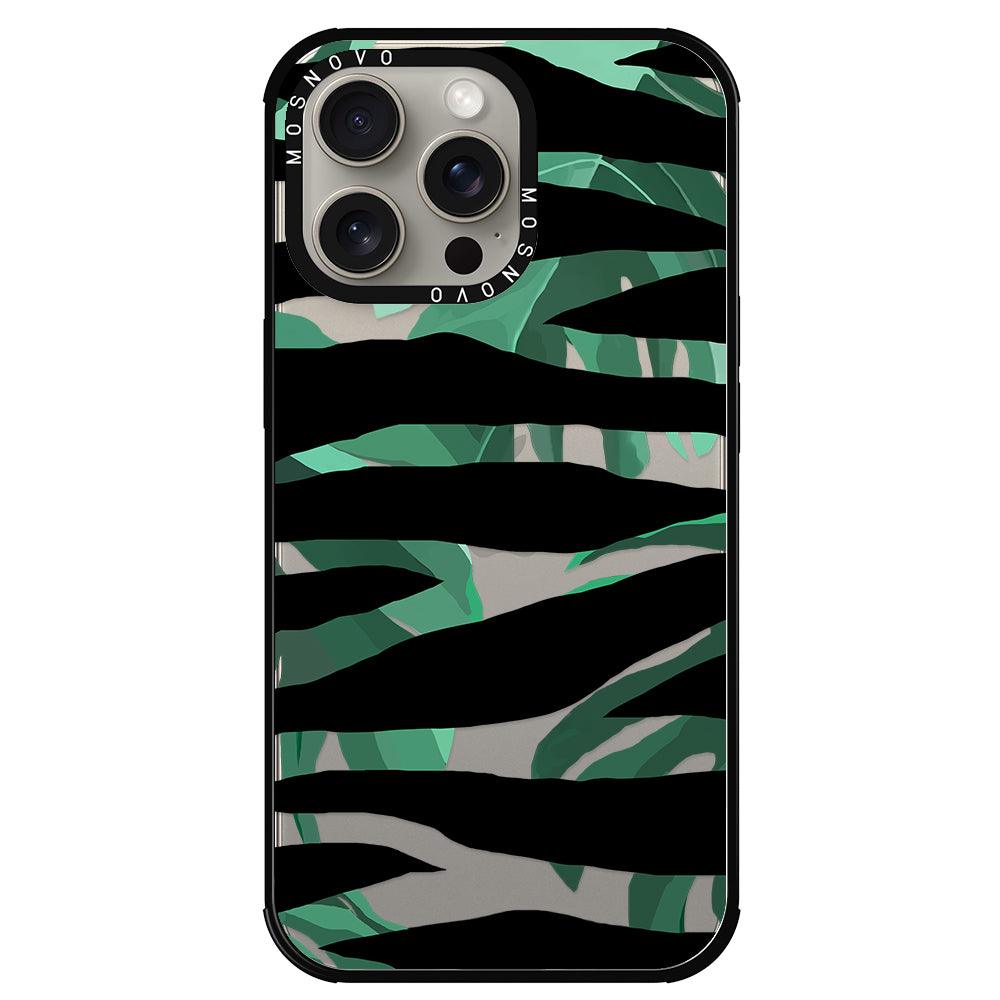 Wild Zebra Phone Case - iPhone 15 Pro Max Case - MOSNOVO