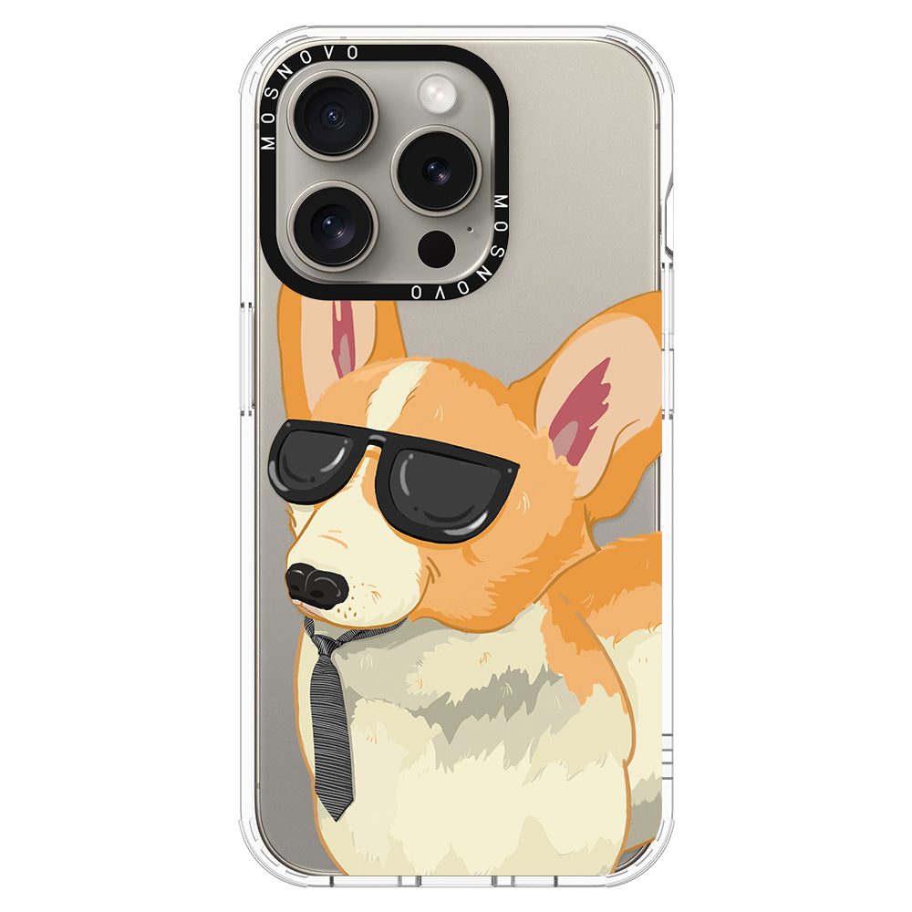 Fluffy Corgi Phone Case - iPhone 15 Pro Case - MOSNOVO