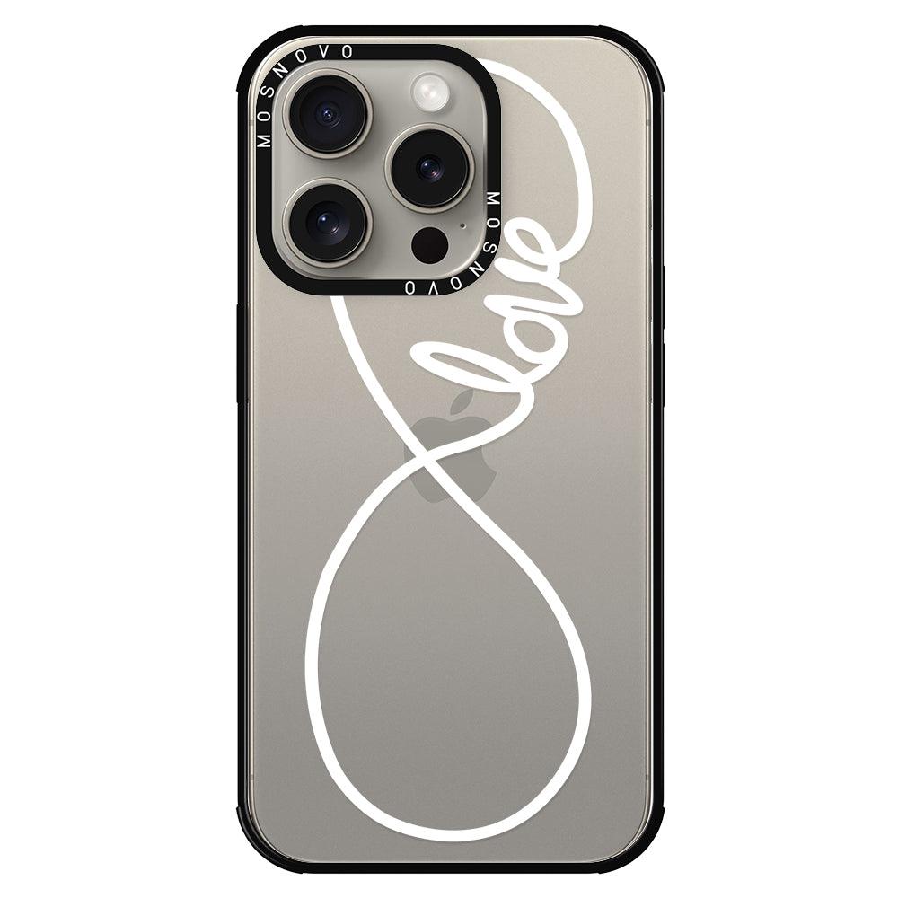 Infinity Love Phone Case - iPhone 15 Pro Case - MOSNOVO