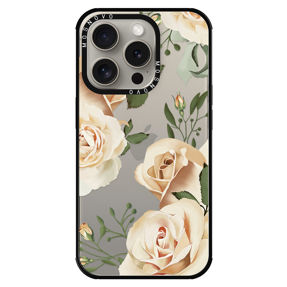 Champagne Roses Phone Case - iPhone 15 Pro Case - MOSNOVO