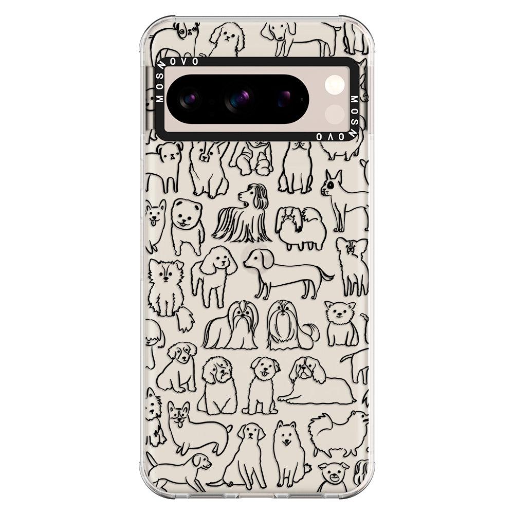 Dogs Phone Case - Google Pixel 8 Pro Case - MOSNOVO