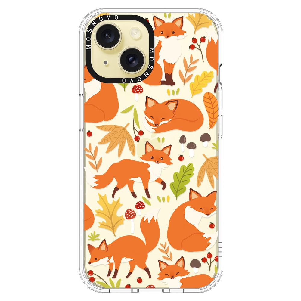 Autumn Fox Phone Case - iPhone 15 Case - MOSNOVO