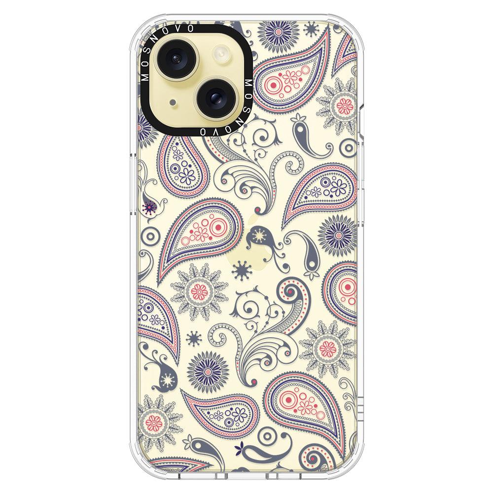 Paisley Phone Case - iPhone 15 Case - MOSNOVO