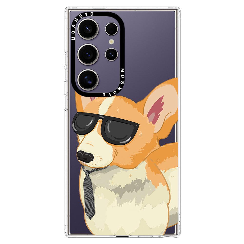 Fluffy Corgi Phone Case - Samsung Galaxy S24 Ultra Case - MOSNOVO