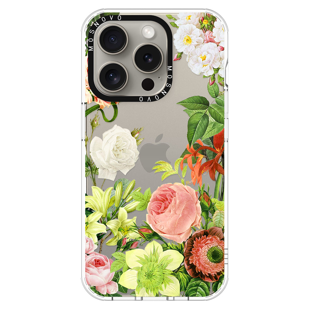 Botanical Garden Phone Case - iPhone 15 Pro Case - MOSNOVO