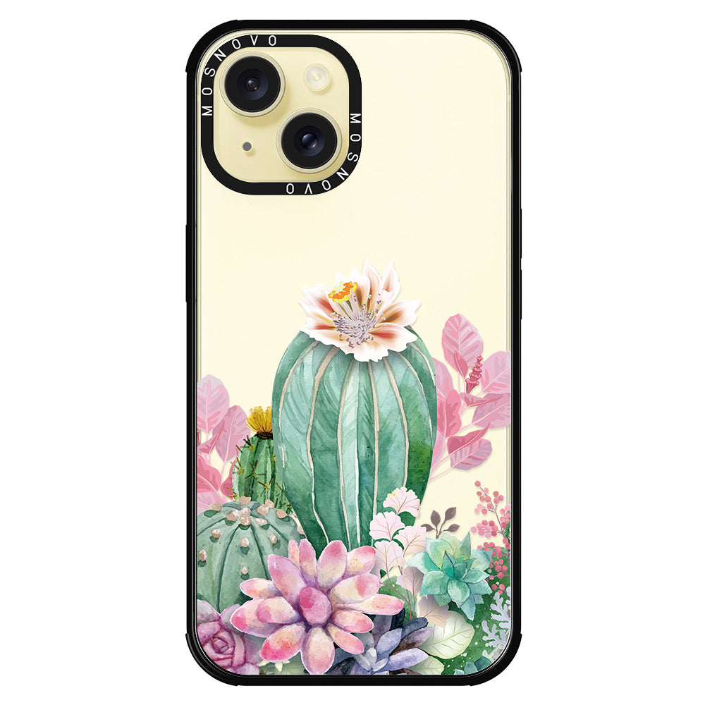 Cactaceae Phone Case - iPhone 15 Plus Case - MOSNOVO