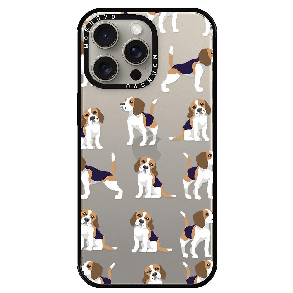 Cute Beagles Phone Case - iPhone 15 Pro Max Case - MOSNOVO