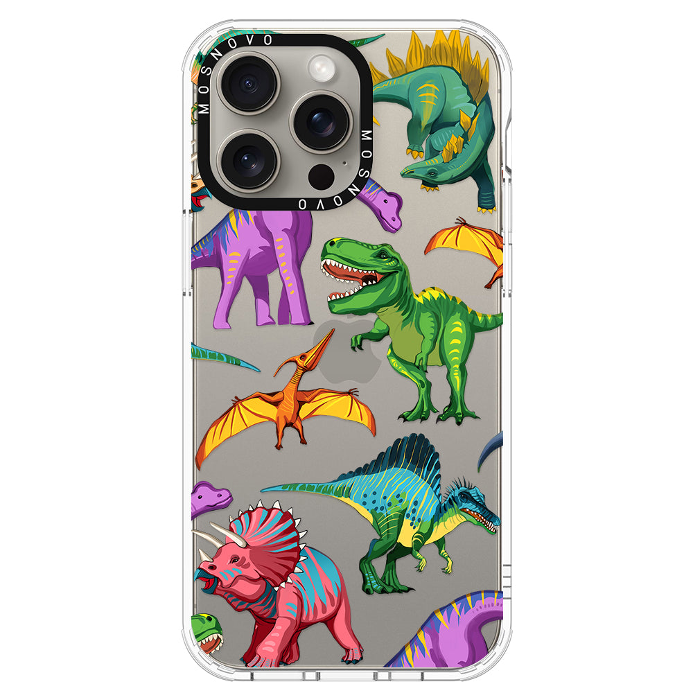 Dinosaur World Phone Case - iPhone 15 Pro Max Case - MOSNOVO