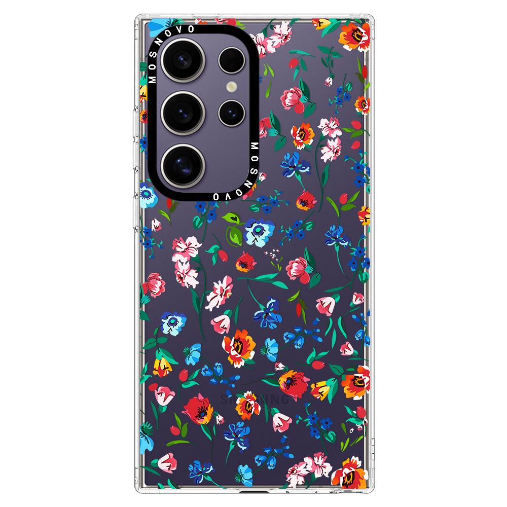 Little Wild Flower Phone Case - Samsung Galaxy S24 Ultra Case - MOSNOVO