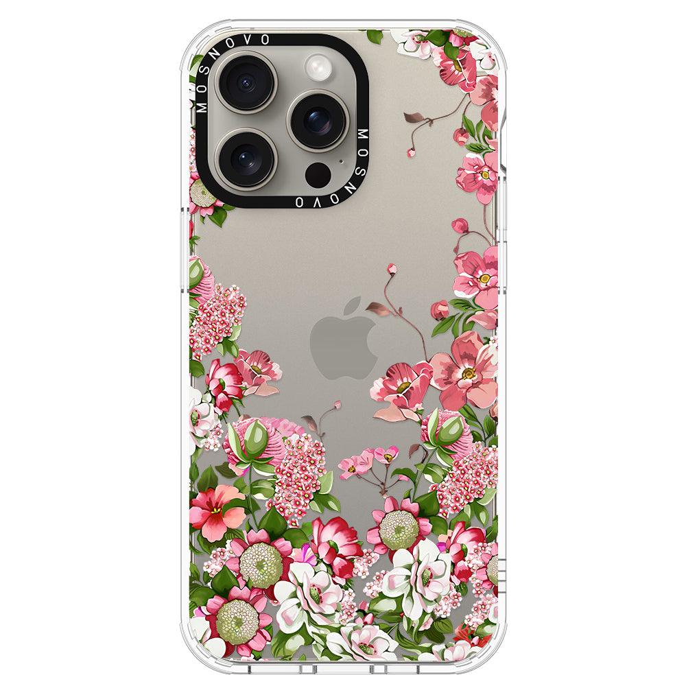 Blooms Phone Case - iPhone 15 Pro Max Case - MOSNOVO