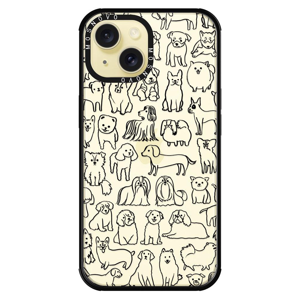 Dogs Phone Case - iPhone 15 Case - MOSNOVO