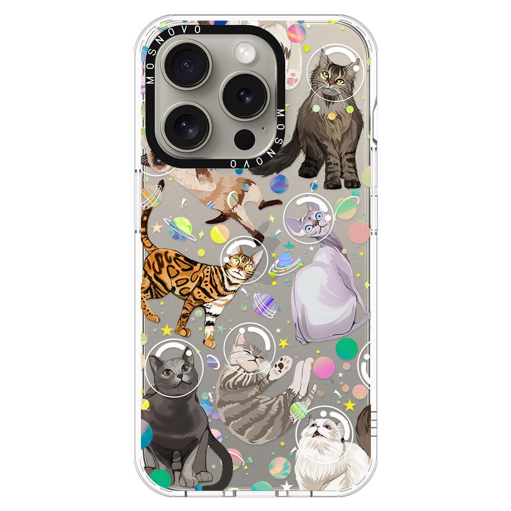 Space Cat Phone Case - iPhone 15 Pro Case - MOSNOVO