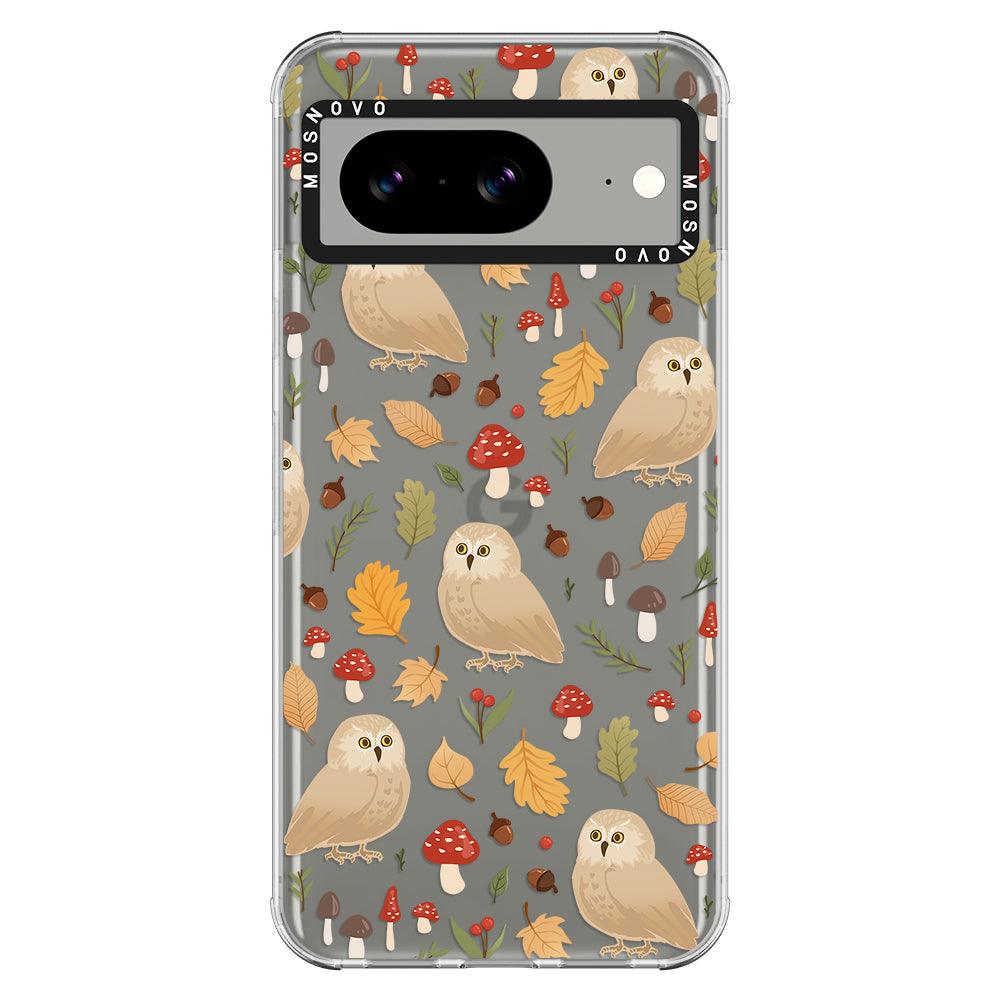 Autumn Owl Phone Case - Google Pixel 8 Case - MOSNOVO