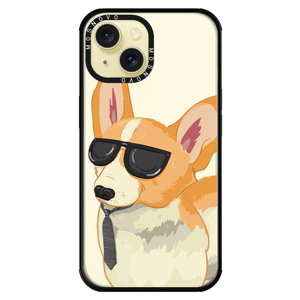 Fluffy Corgi Phone Case - iPhone 15 Case - MOSNOVO