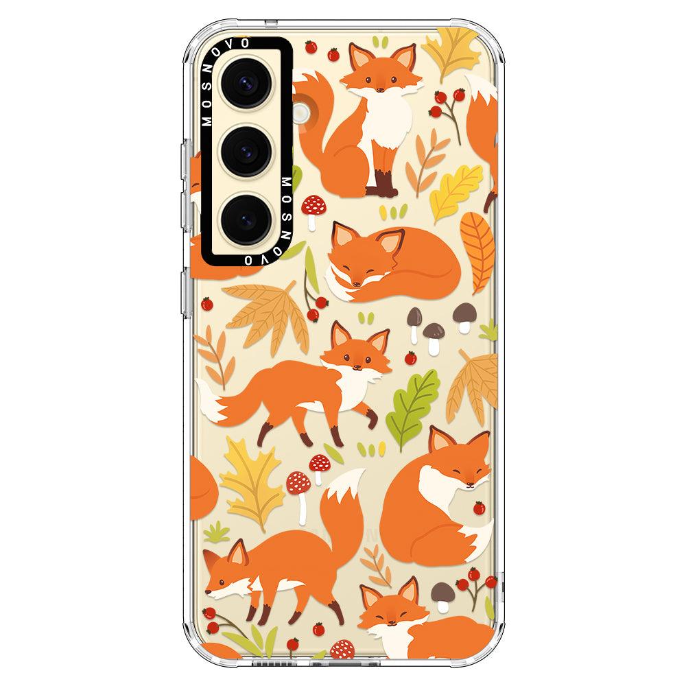 Autumn Fox Phone Case - Samsung Galaxy S24 Case - MOSNOVO