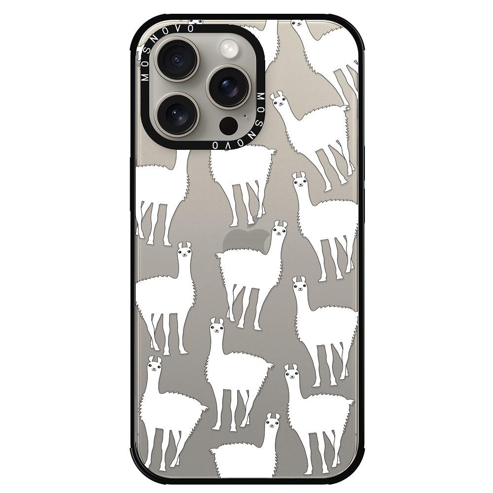 Llama Phone Case - iPhone 15 Pro Max Case - MOSNOVO