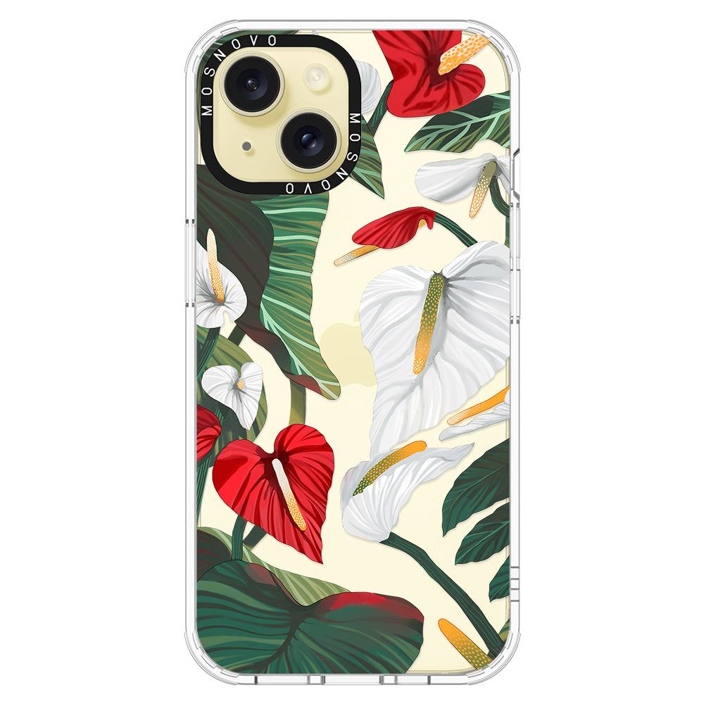 Anthurium Phone Case - iPhone 15 Case - MOSNOVO