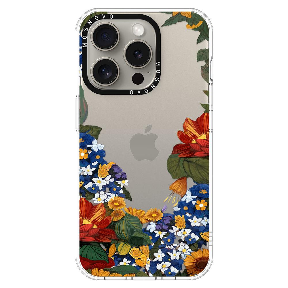 Summer Garden Phone Case - iPhone 15 Pro Case - MOSNOVO