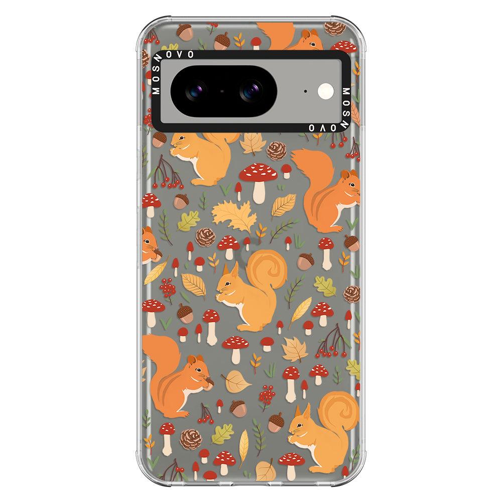 Autumn Squirrel Phone Case - Google Pixel 8 Case - MOSNOVO