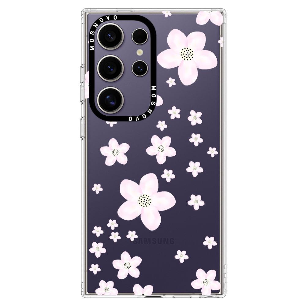 Pink Cherry Blossoms Phone Case - Samsung Galaxy S24 Ultra Case - MOSNOVO