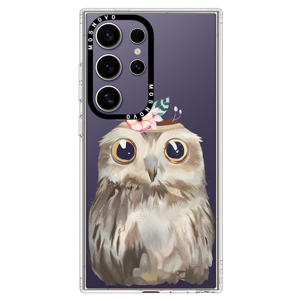 Cute Owl Phone Case - Samsung Galaxy S24 Ultra Case - MOSNOVO