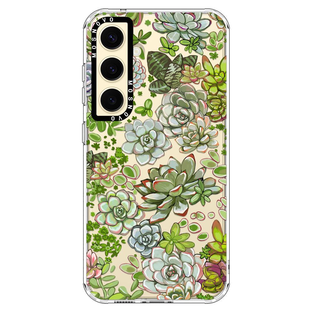 Succulents Phone Case - Samsung Galaxy S24 Case - MOSNOVO