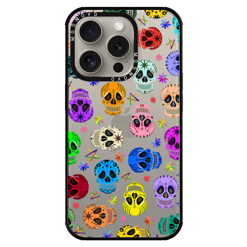 Skull Phone Case - iPhone 15 Pro Case - MOSNOVO