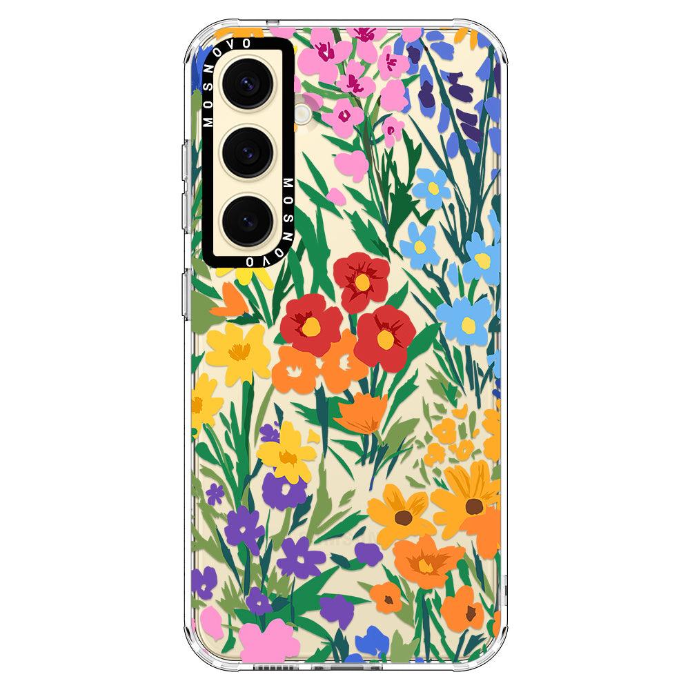 Spring Botanical Flower Phone Case - Samsung Galaxy S24 Plus Case - MOSNOVO