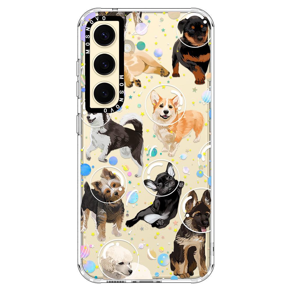 Space Dog Phone Case - Samsung Galaxy S24 Plus Case - MOSNOVO