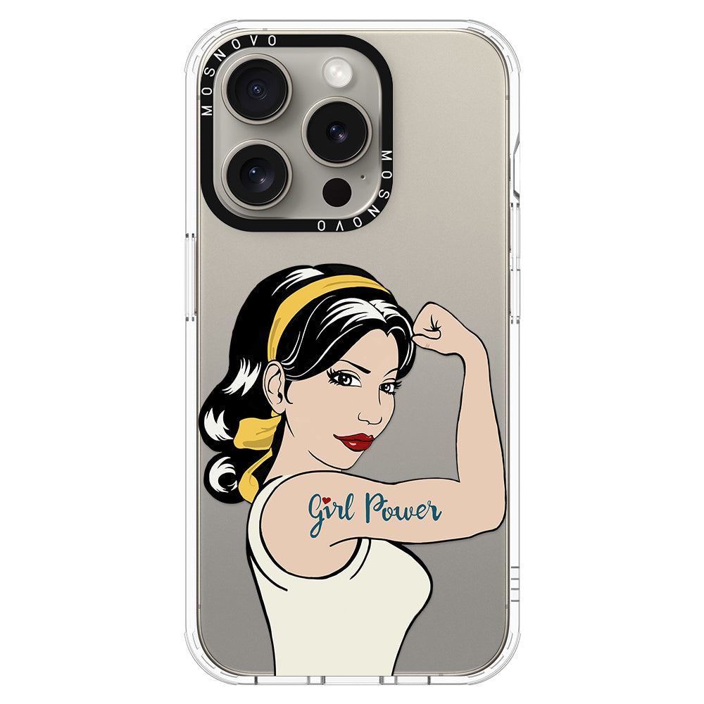 Girl Power Phone Case - iPhone 15 Pro Case - MOSNOVO