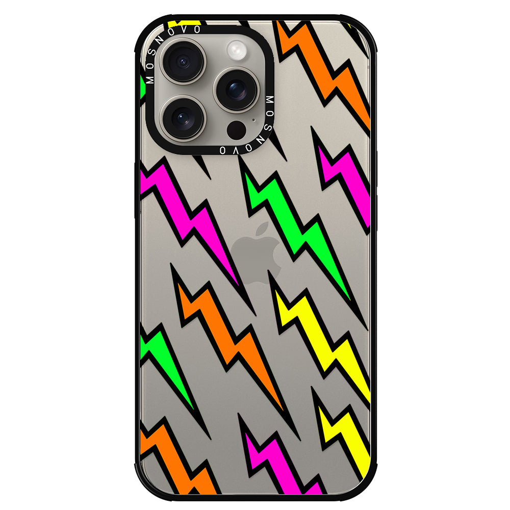 Colorful Lightning Phone Case - iPhone 15 Pro Max Case - MOSNOVO